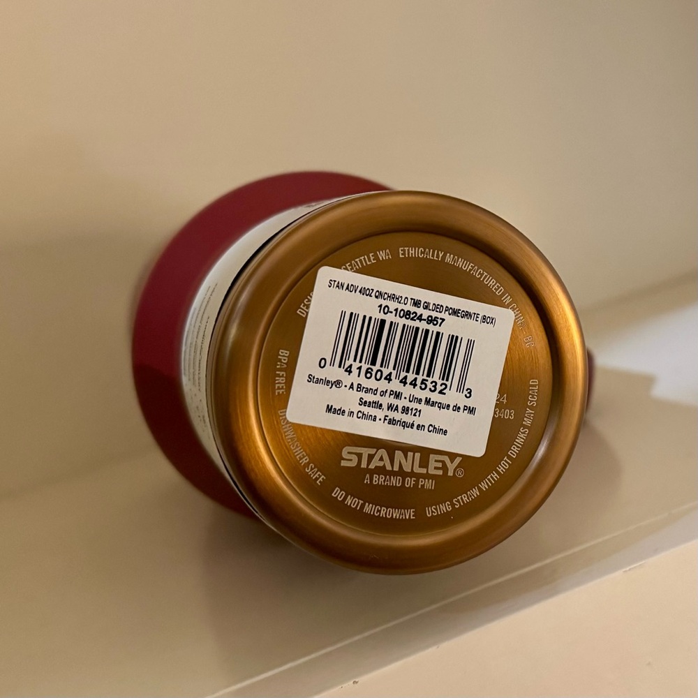🎉LAST CHANCE🎉Stanley 40oz. Quencher H2.0 FlowState Tumbler Glided Pomegranate - Picture 7 of 9